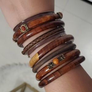 Bundle of 6 bracelet bangles sets